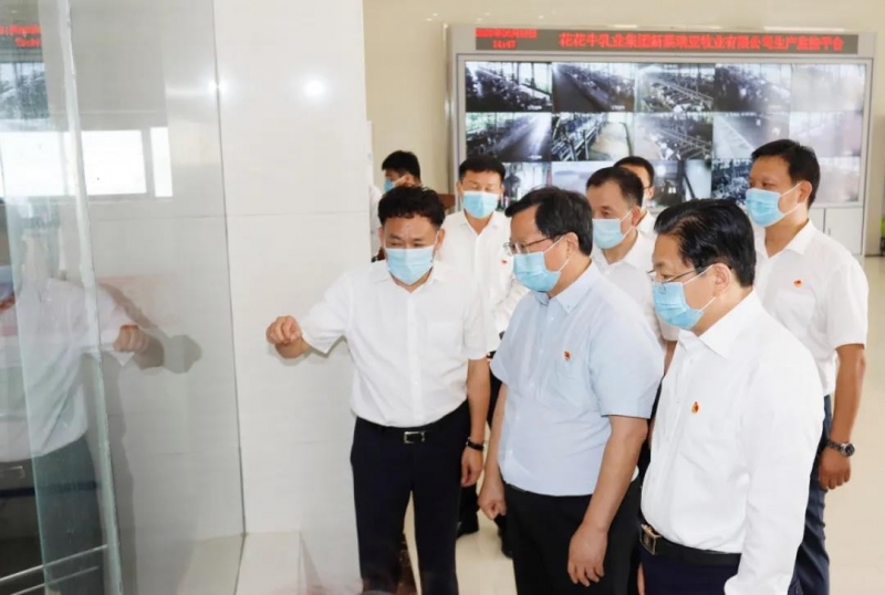快讯 | 河南省委常委、省纪委书记、省监委主任任正晓莅临华体平台_华体（中国）一站式服务平台乳业集团新蔡瑞亚牧场调研